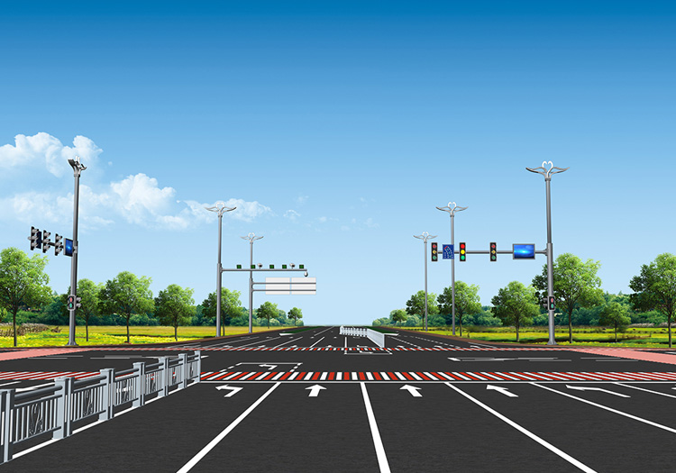 交通信號(hào)組合桿路燈(圖2)