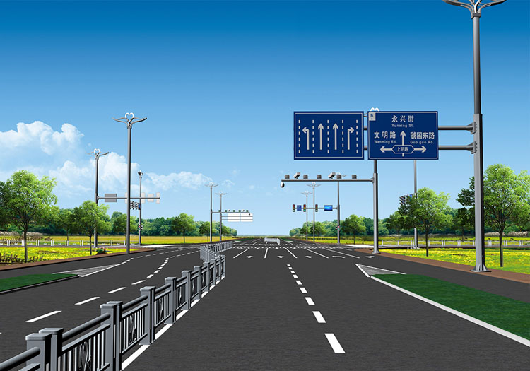 交通信號(hào)組合桿路燈(圖3)